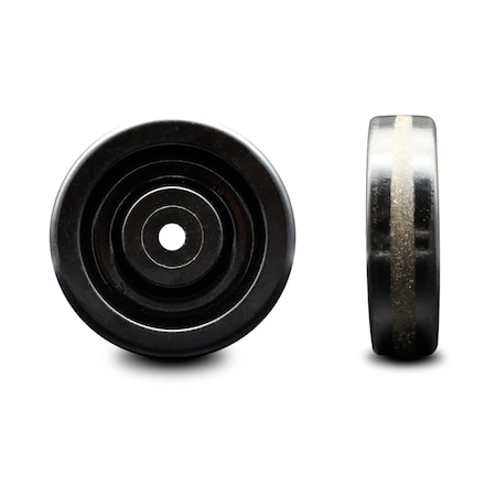 Service Caster SCC - 5" Phenolic Wheel Only - 3/8" Bore - 600 lbs Capacity SCC-PHS515-38